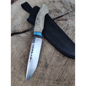 КОЗАК ніж ручної роботи майстра Василя Дячика, сталь м398 в обкладках 95х18, 62 HRC. Photo 2 КОЗАК ніж ручної роботи майстра Василя Дячика, сталь м398 в обкладках 95х18, 62 HRC. Photo 2